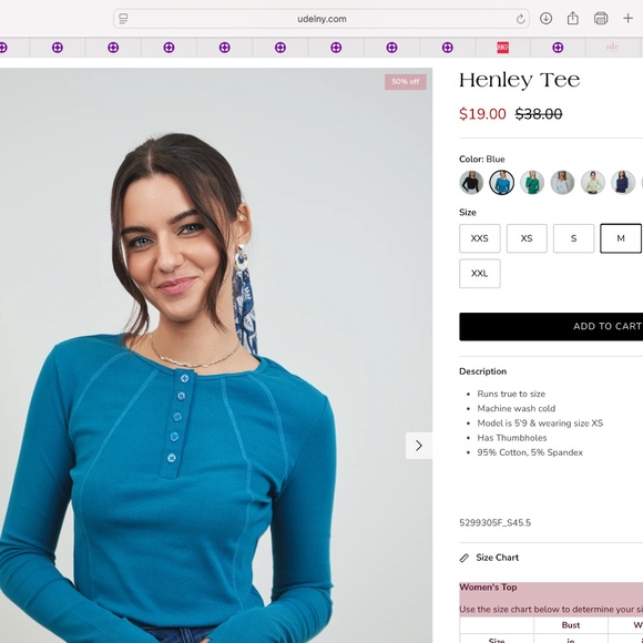 Henley Tee - Picture 2 of 2